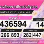 ตรวจลอตเตอรี่วันที่ 1 สิงหาคม 2565